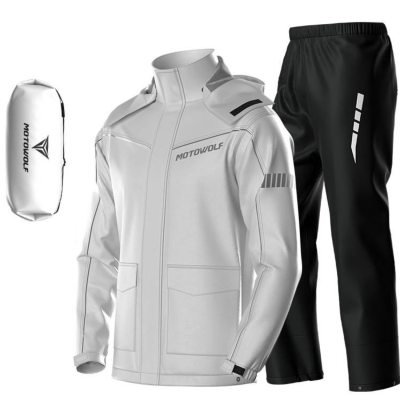 کاپشن و شلوار ضد آب MOTOWOLF مدل 0403