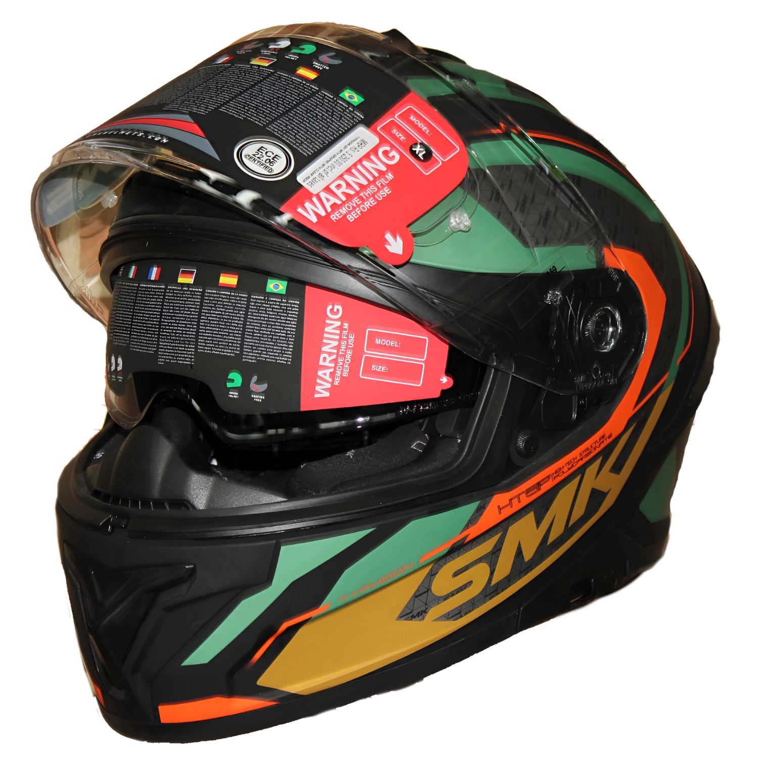 کلاه کاسکت فک ثابت SMK TYPHOON