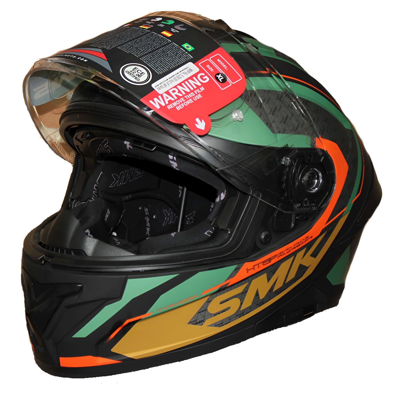 کلاه کاسکت فک ثابت SMK TYPHOON