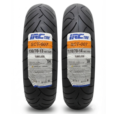 ست لاستیک PCX160 عقب و جلو IRC