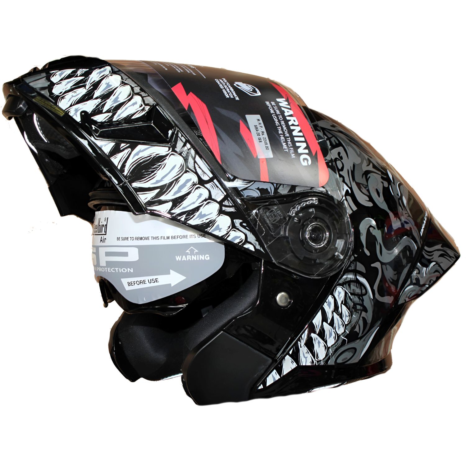 کلاه کاسکت فک متحرک STEELBIRD sba20