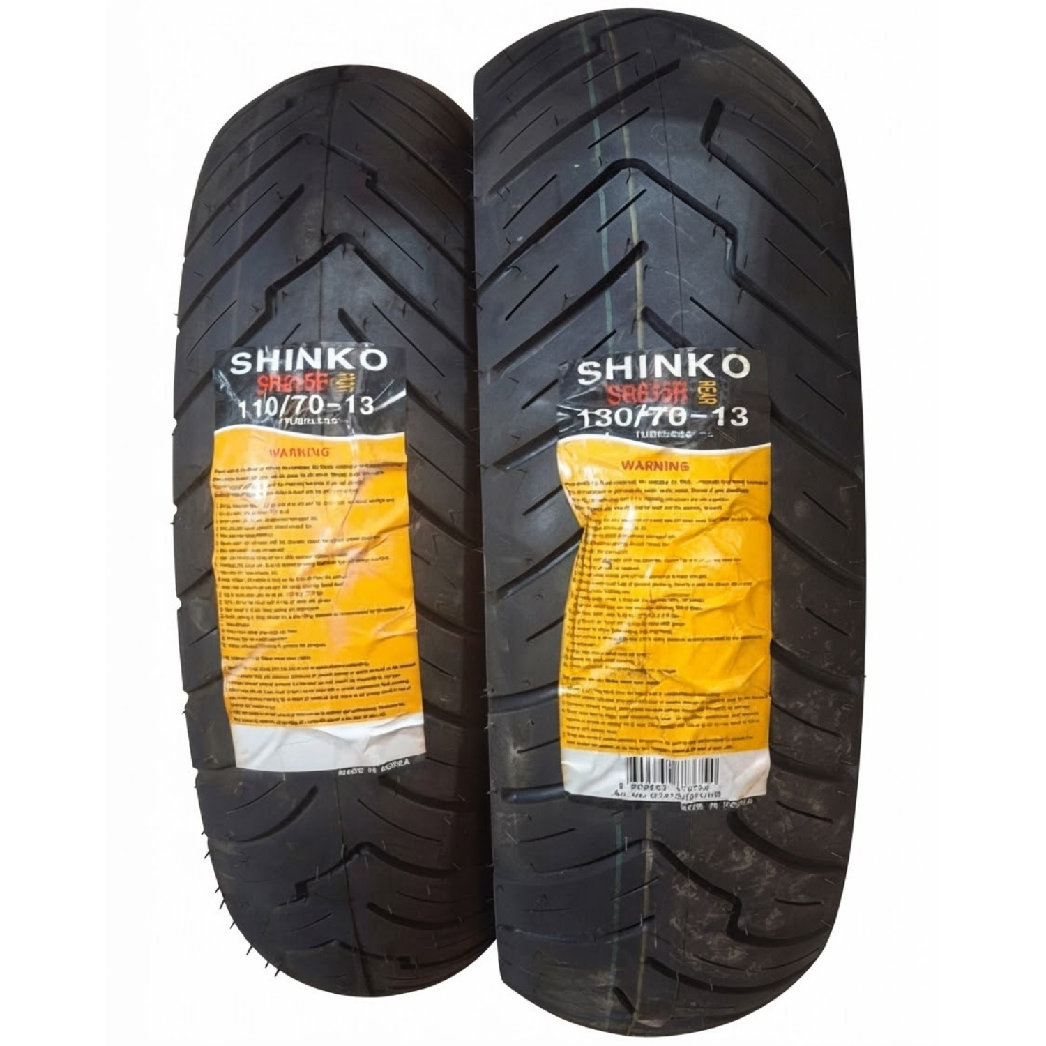 ست لاستیک NMAX شینکو ۱۳۰/۷۰/۱۳ و ۱۱۰/۷۰/۱۳